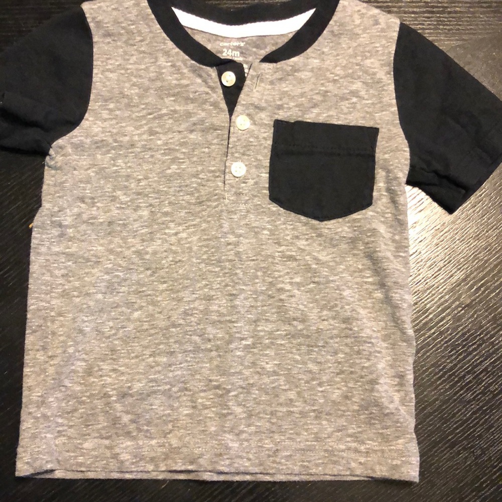 New Carters boy button up